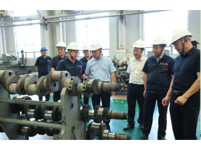 水發集團總經理助理、安全總監馮建忠一行到勝動集團調研指導